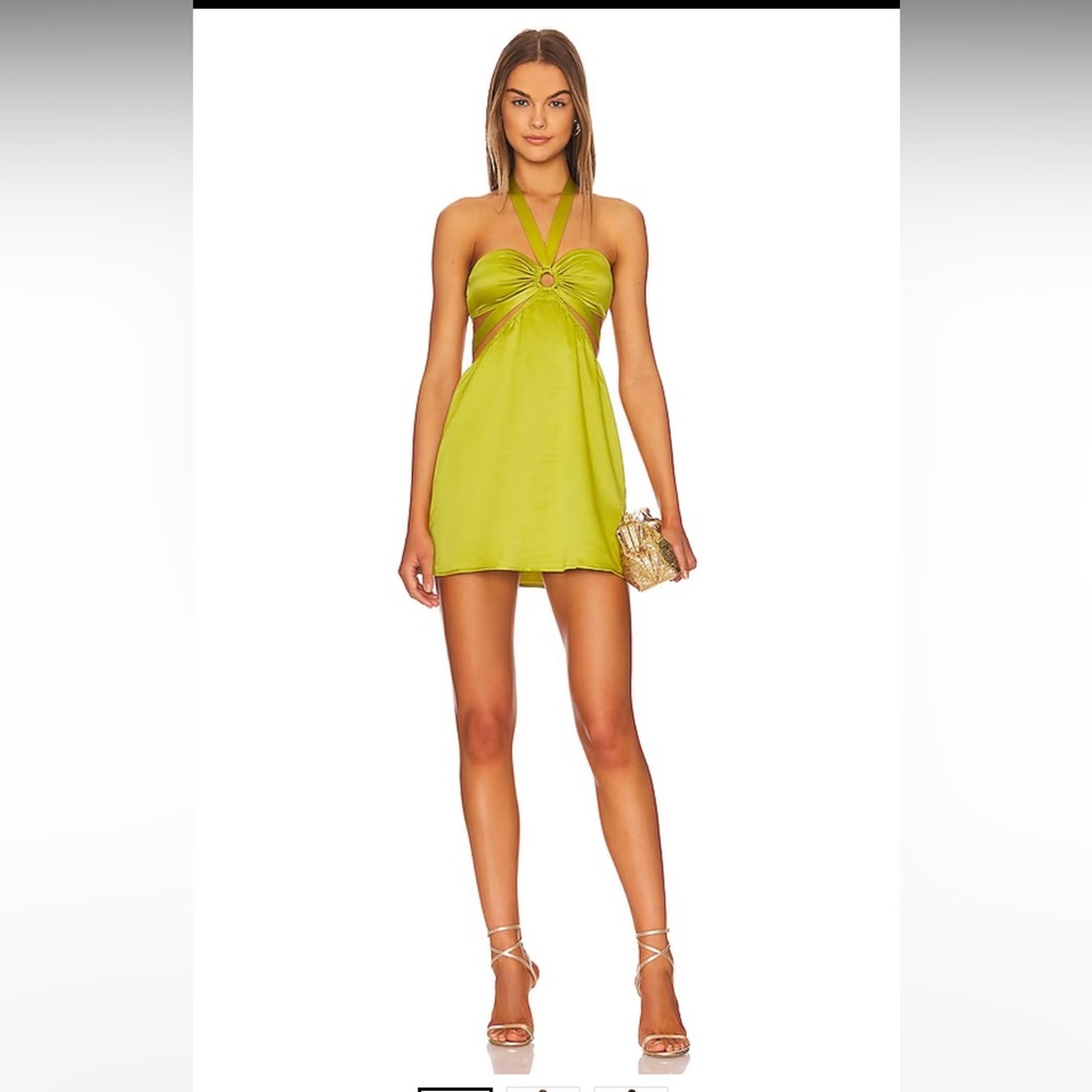 REVOLVE Lime Green Mini Dress